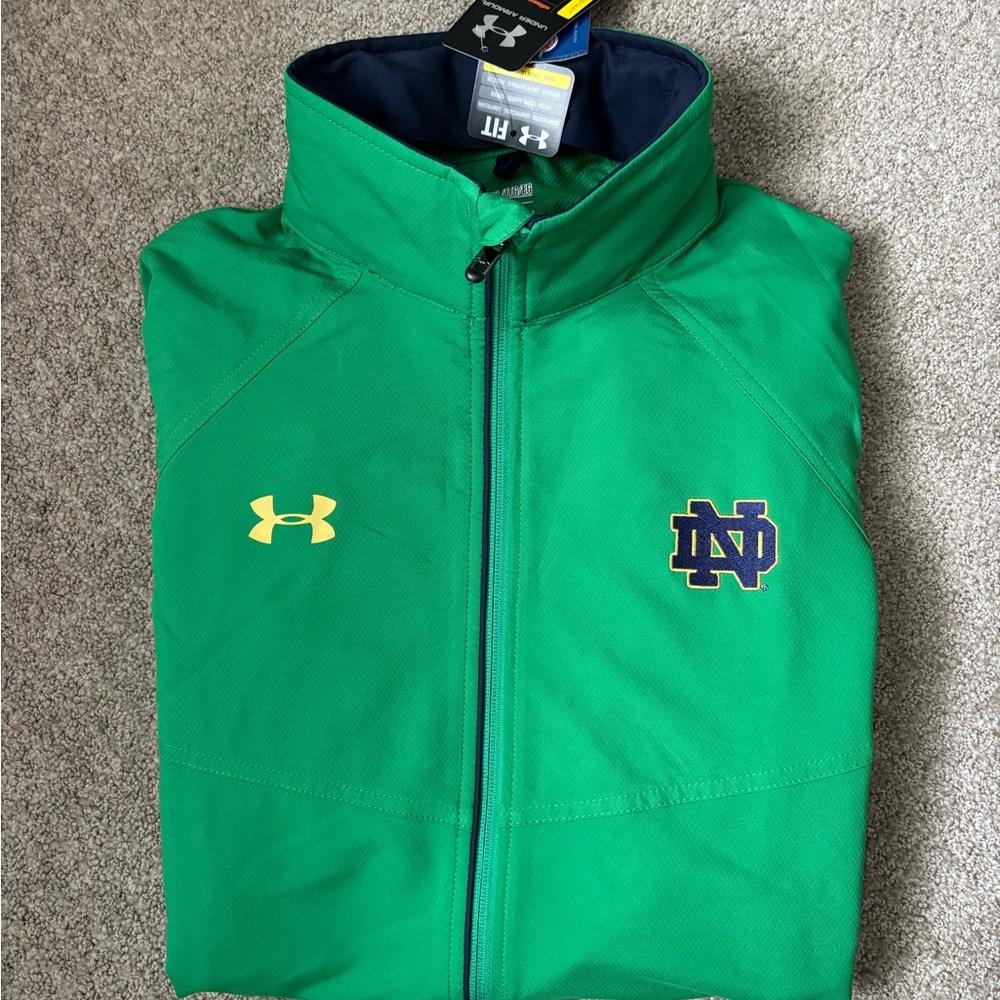 Under Armour Notre Dame Green Jacket